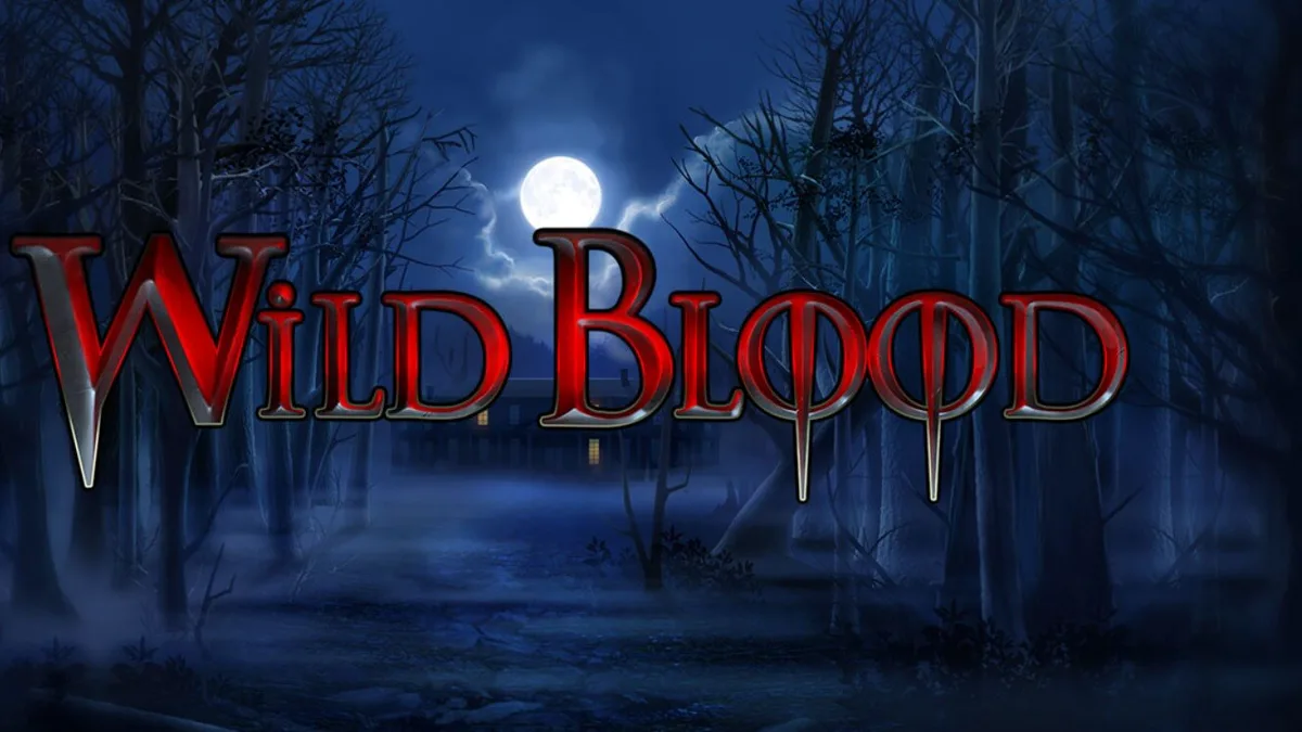 Tampilan layar permainan slot Wild Blood di perangkat seluler dengan tema horor gotik