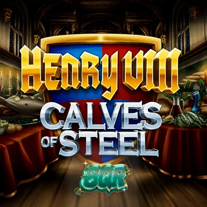 Tampilan visual slot Henry 8th Calves of Steel dengan tema gym kerajaan