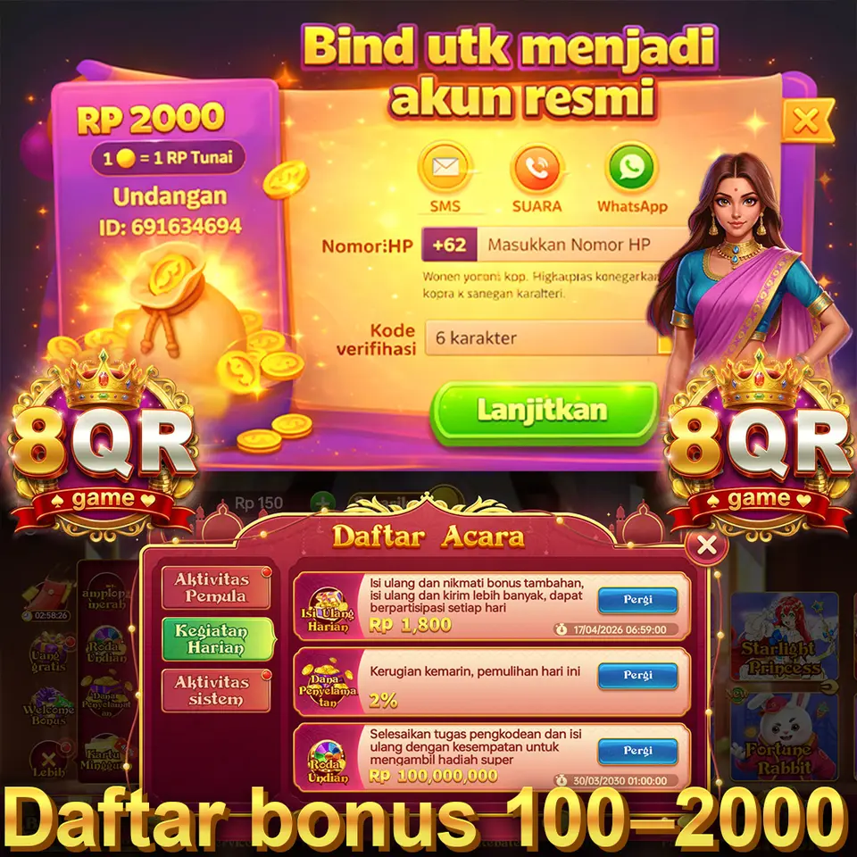 8QR Daftar Akun Resmi Indonesia